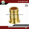 CNC Machining Threaded Flange Metal Brass Bushing